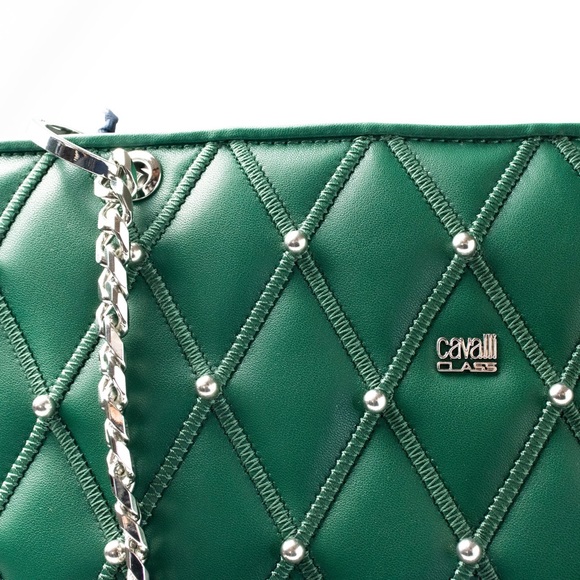 Roberto Cavalli “Jolie” Green Shopping Bag - Picture 3 of 11